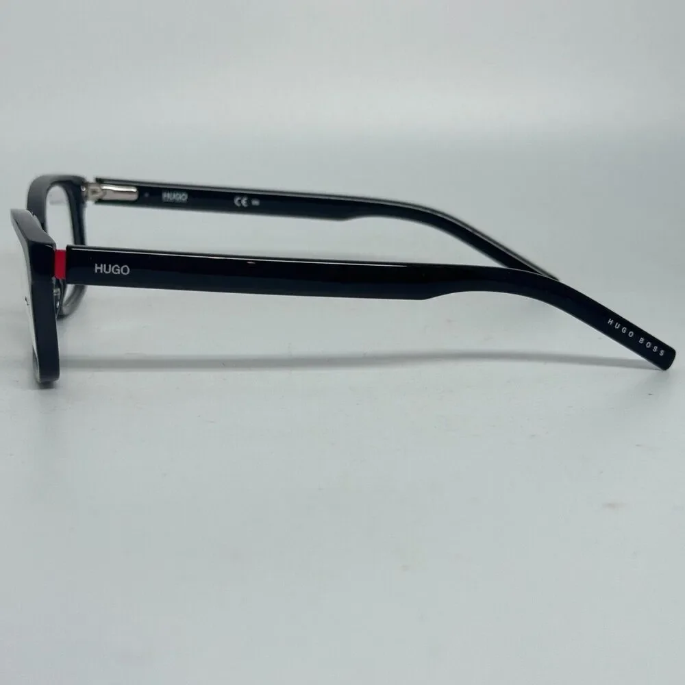 Hugo Boss Eyeglasses Frames HG‎ 1016 OIT 53-16-145 Glossy Black Hinge H15622